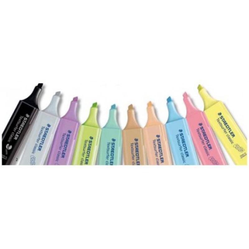 ROTULADOR FLUOR STAEDTLER PASTEL AMARILLO CLARO