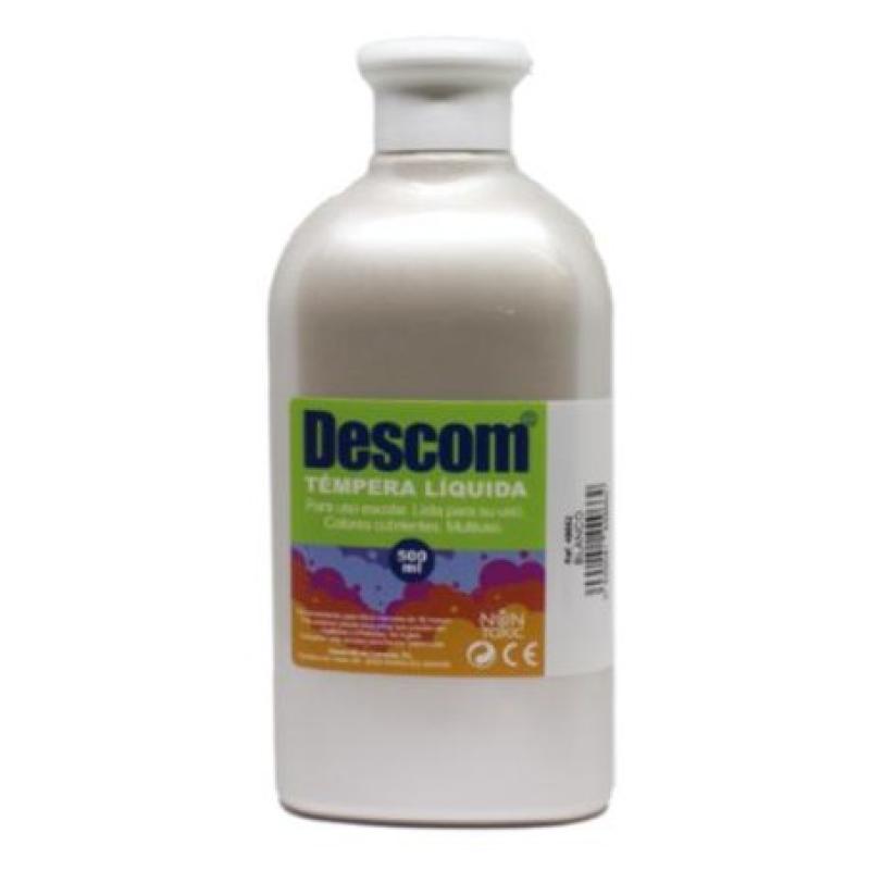 TEMPERA LIQUIDA DESCOM METALIZADA 500 BLANCO