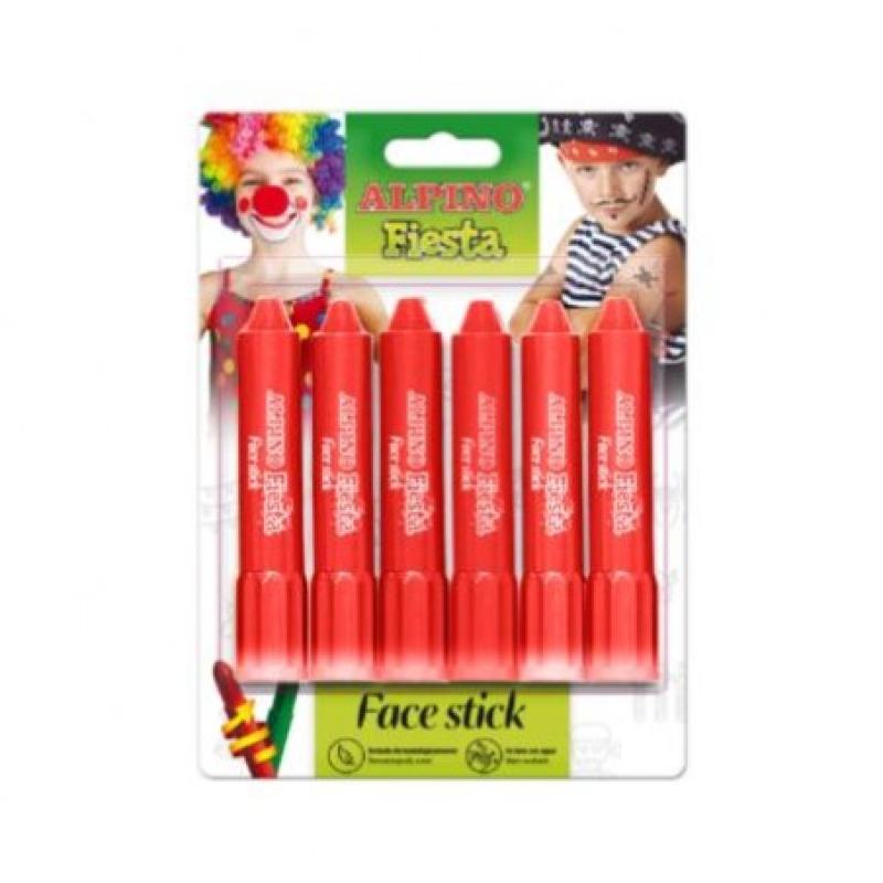 MAQUILLAJE MASATS FACE STICK ROJO C/6