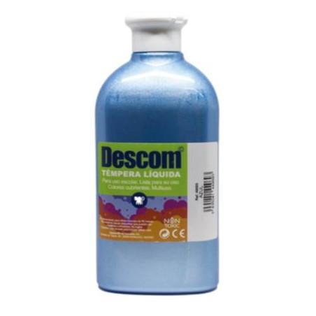 TEMPERA LIQUIDA DESCOM METALIZADA 500 AZUL