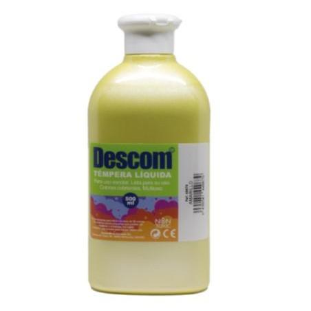 TEMPERA LIQUIDA DESCOM METALIZADA 500 AMARILLO