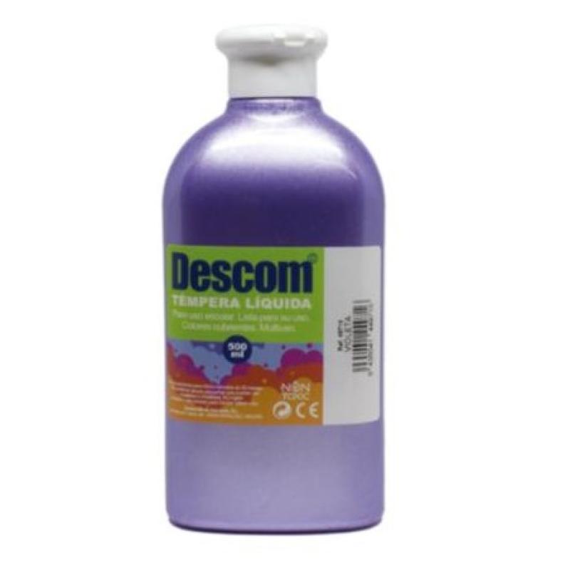 TEMPERA LIQUIDA DESCOM METALIZADA 500 VIOLETA