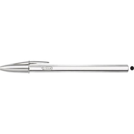 BOLIGRAFO BIC CRISTAL PLATA