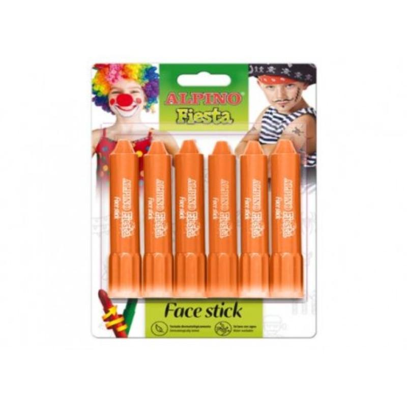 MAQUILLAJE MASATS FACE STICK NARANJA C/6