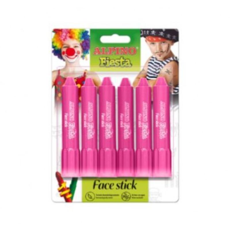 MAQUILLAJE MASATS FACE STICK ROSA C/6