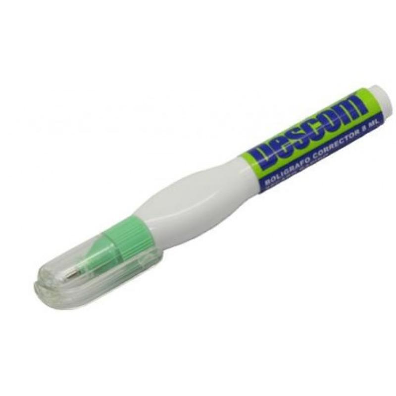 CORRECTOR LAPIZ DESCOM PUNTA METAL 8 ML