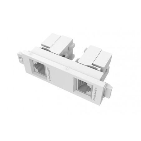 MODULO DOBLE RJ45 TECHCONNECT TC3