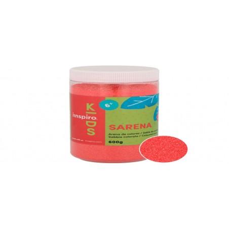 ARENA COLORES BOTE 600 GRS ROJO