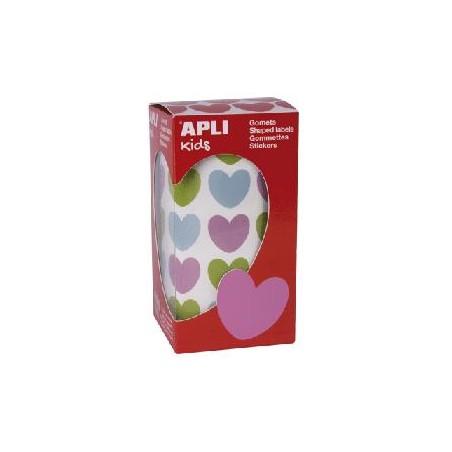 GOMET APLI ROLLO CORAZONES COLORES PASTEL