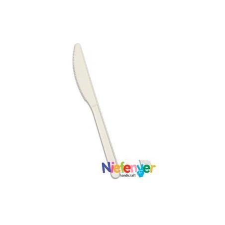 PACK DE 50 CUCHILLOS DE 18 CM DE MAIZ BLANCO