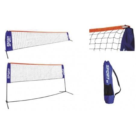 SET MINITENIS MINIBADMINTON METALICO