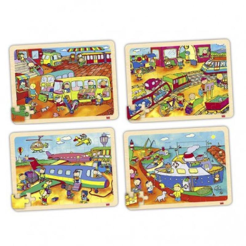 SET 4 PUZZLES TRANSPORTES