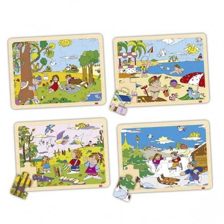 SET 4 PUZZLES LAS 4 ESTACIONES