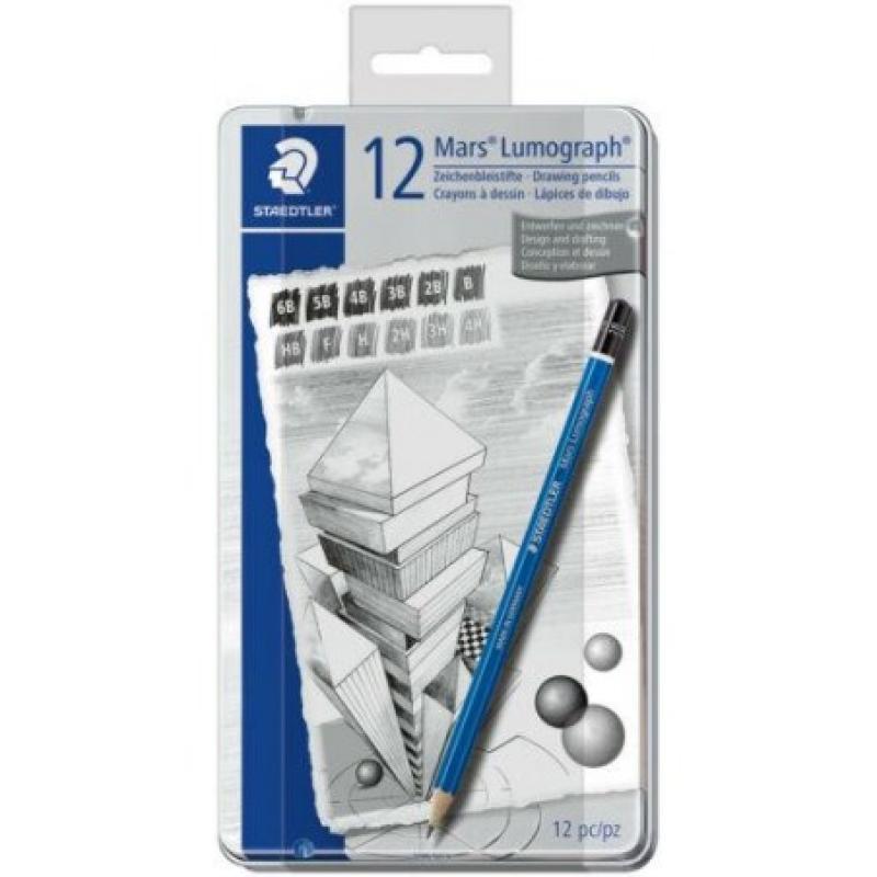 LAPICES STAEDTLER LUMOGRAPH 12 GRADUACIONES