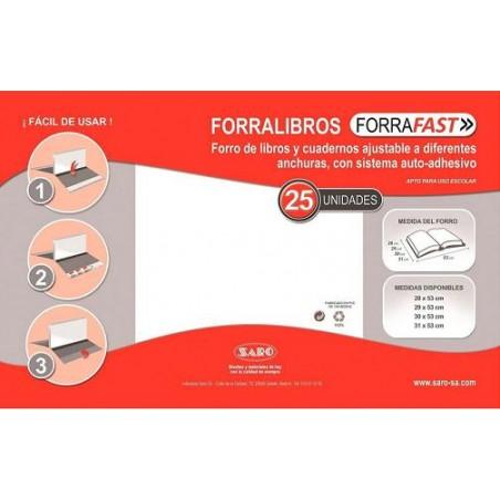 FORRO SARO LIBROS CON SOLAPA 22 CM B/25