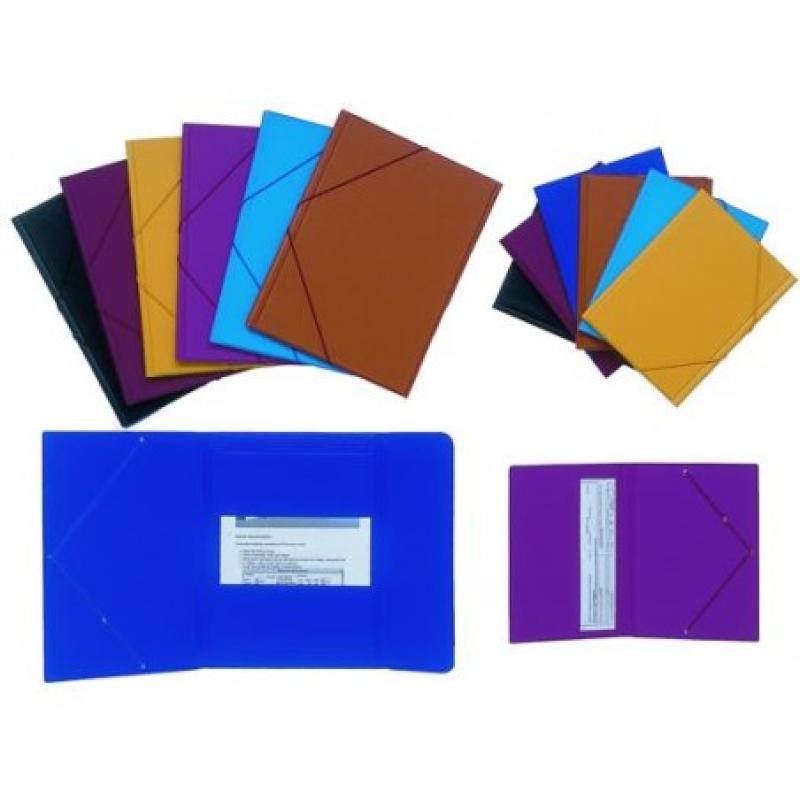 CARPETA SARO Fº PVC SOLAPAS VIOLETA