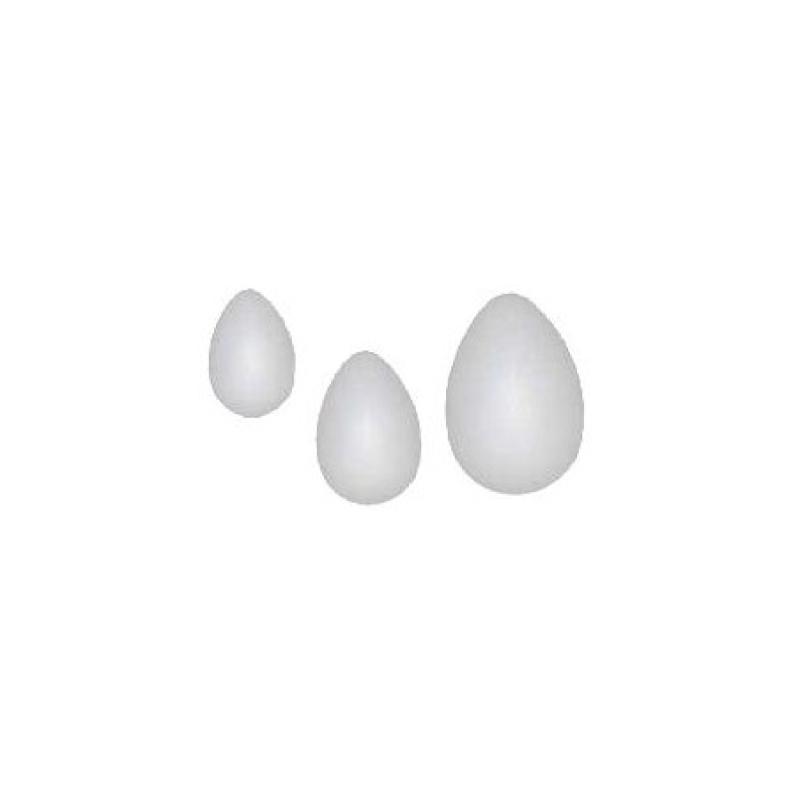 FIGURA POREX HUEVOS 8X5,5 CM B/6