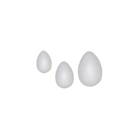 FIGURA POREX HUEVOS 10X7 CM B/5