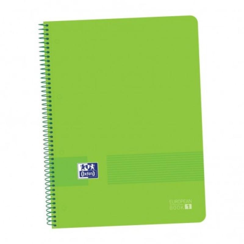 BLOC OXFORD EUROPEAN LIVE&GO A4+ 5X5 80 H VERDE