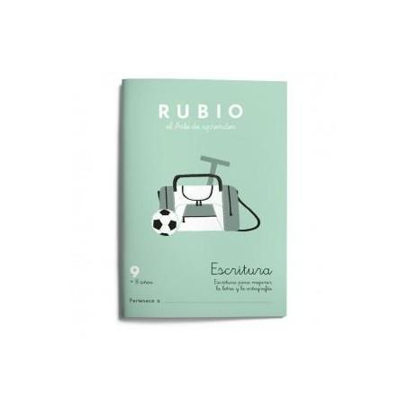 CUADERNO RUBIO CALIGRAFIA 9 ESCR Y NU MAY