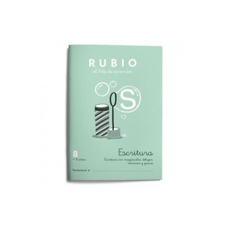 CUADERNO RUBIO CALIGRAFIA 8 ESCR Y NU MAY