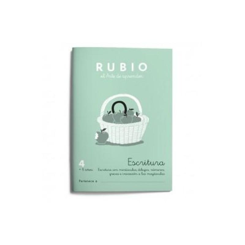 CUADERNO RUBIO CALIGRAFIA 4 ESCR Y NU MIN