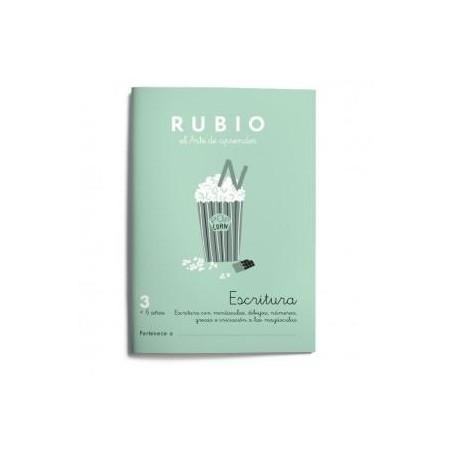 CUADERNO RUBIO CALIGRAFIA 3 ESCR Y NU MIN