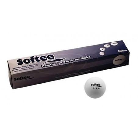 TARRO 60 PELOTAS TENIS DE MESA SOFTEE 40 MM. BLANCA