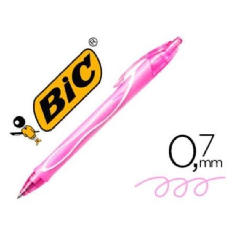 BOLIGRAFO BIC QUICK DRY ROSA