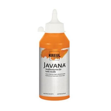 PINTURA TEXTIL JAVANA NARANJA 250 ML