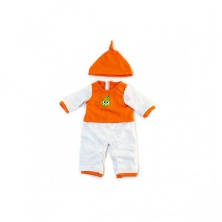 PIJAMA FRIO NARANJA RAYAS 40 CM