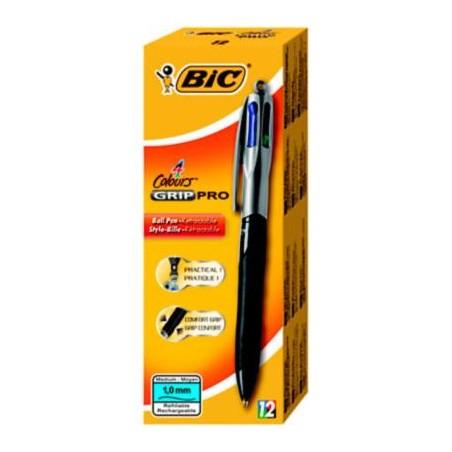 BOLIGRAFO BIC 4 COLORES GRIP PRO