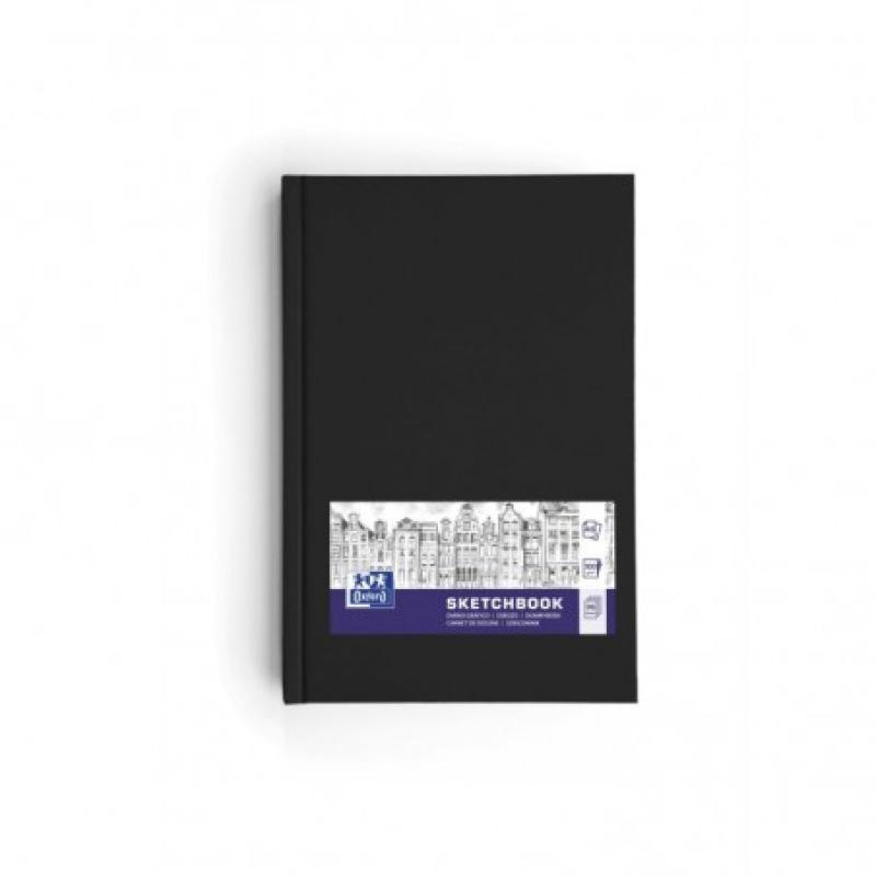 LIBRETA ARTBOOK OXFART COSIDO A6 96H 100G NEGRO