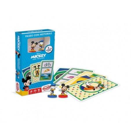 BARAJA SHUFFLE FIGURA MICKEY PASEO