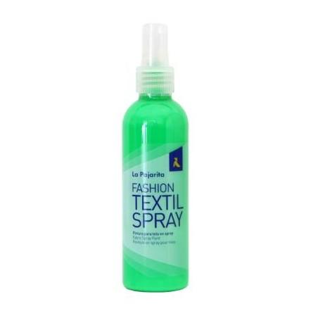 PINTURA TEXTIL SPRAY 100 ML VERDE FLUOR