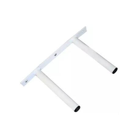 SOPORTE METALICO PARA CUERDAS 2 COLGADORES