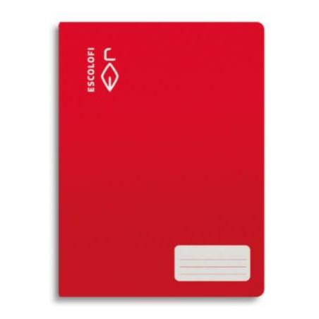 LIBRETA ESCOLOFI Fº 50 H CUADRO 4X4 ROJO