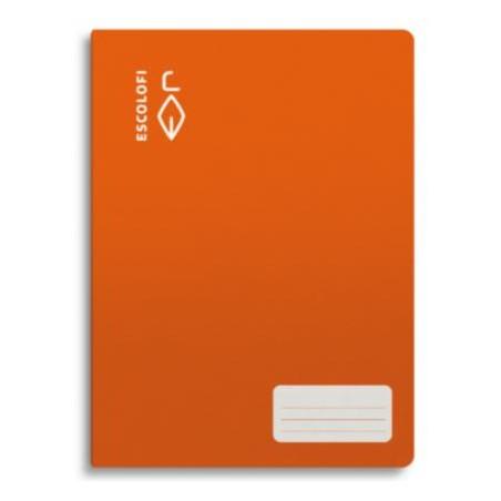 LIBRETA ESCOLOFI Fº 50 H CUADRO 4X4 NARANJA