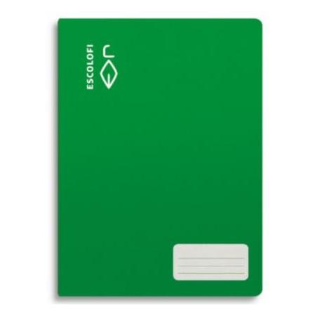 LIBRETA ESCOLOFI Fº 50 H CUADRO 6X6 VERDE