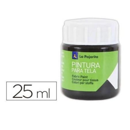 PAJARITA PINTURA TELA 25 ML NEGRO T-2