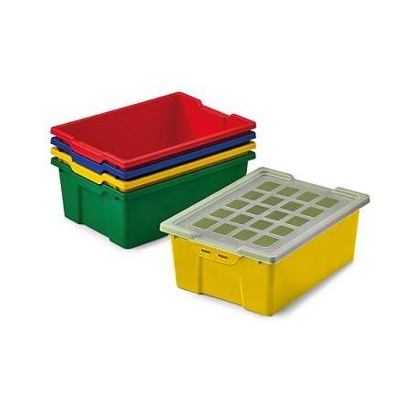 CAJA FAIBO ALMACENAMIENTO TAPA AMARILLO