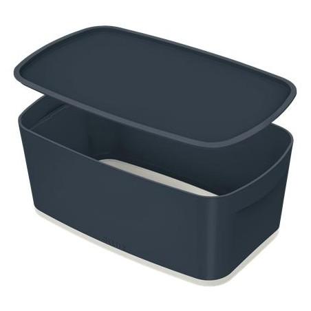 CAJA LEITZ MYBOX COSY PEQUEÑA CON TAPA GRIS