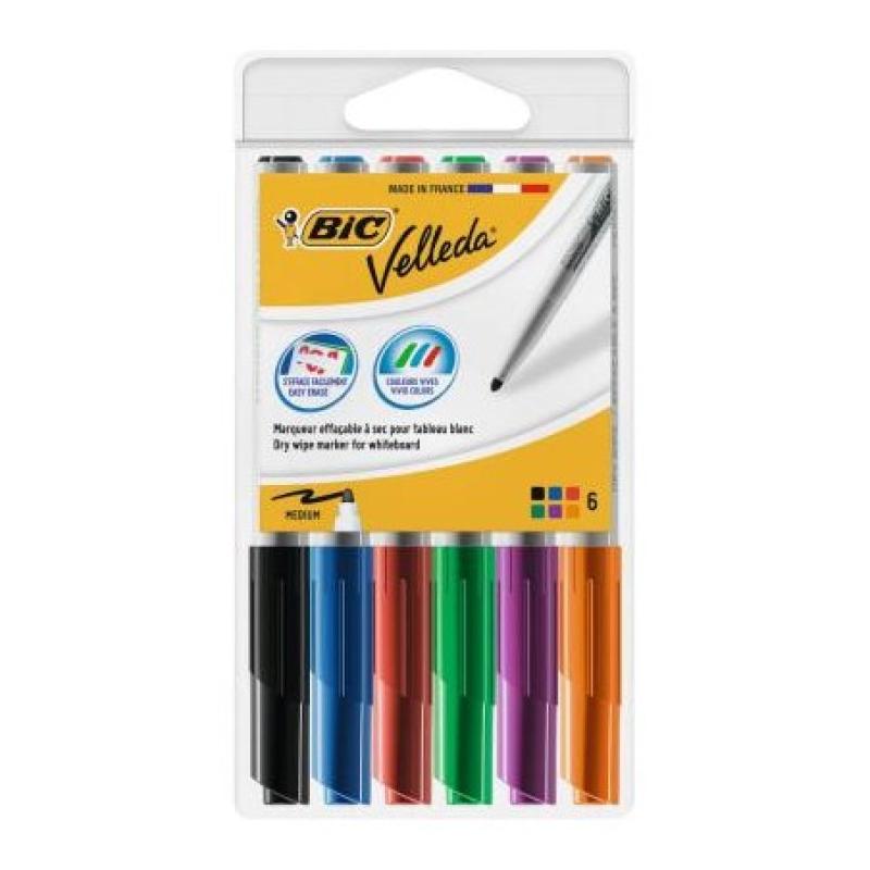 ROTULADOR BIC VELLEDA MEDIUM B/6 1741