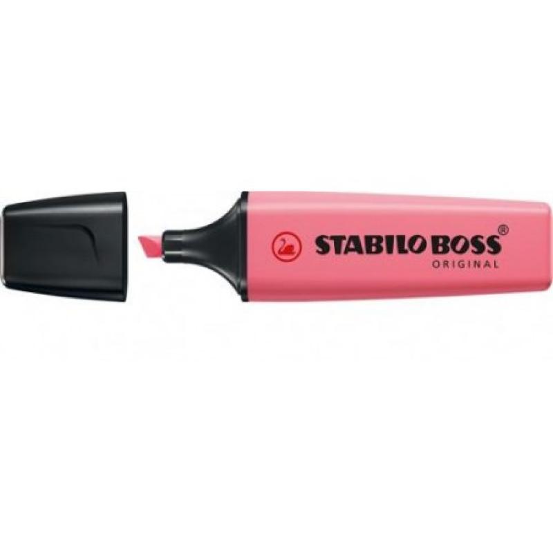 ROTULADOR STABILO FLUOR PASTEL ROSA CEREZO