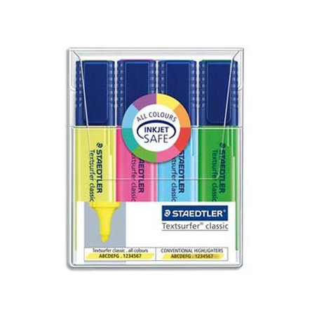 ROTULADOR FLUOR STAEDTLER TEXTSUR B/4