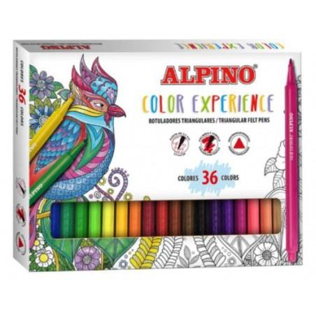 ROTULADOR ALPINO COLOR EXPERIENCE TRIANGULAR C/36