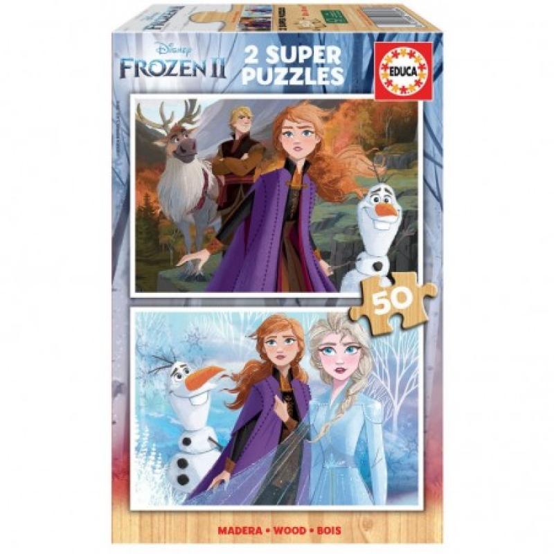 EDUCA PUZZLES 2X50 FROZEN 2