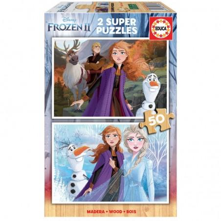 EDUCA PUZZLES 2X50 FROZEN 2