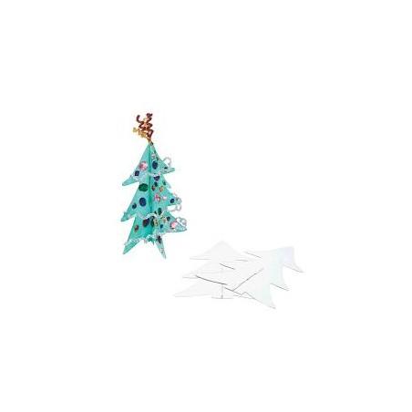 ARBOLES NAVIDAD CARTON PARA DECORAR P/12