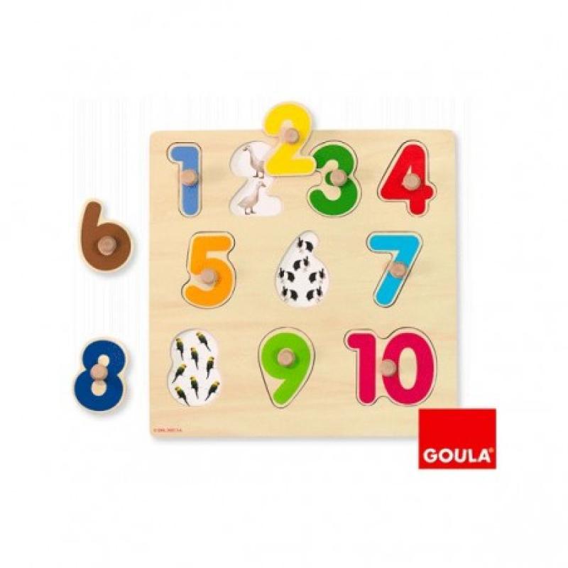 PUZZLE MADERA NUMEROS